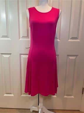 Donna Ricco Women’s Size Medium Fit & Flare Pink/Fuchsia Dress